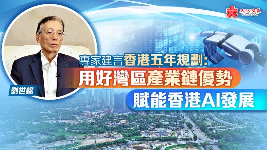 專家建言香港五年規劃：用好灣區產業鏈優勢　賦能香港AI發展