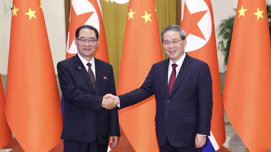 李強同朝鮮內閣總理朴泰成會談　中朝同意擴大多領域交流合作