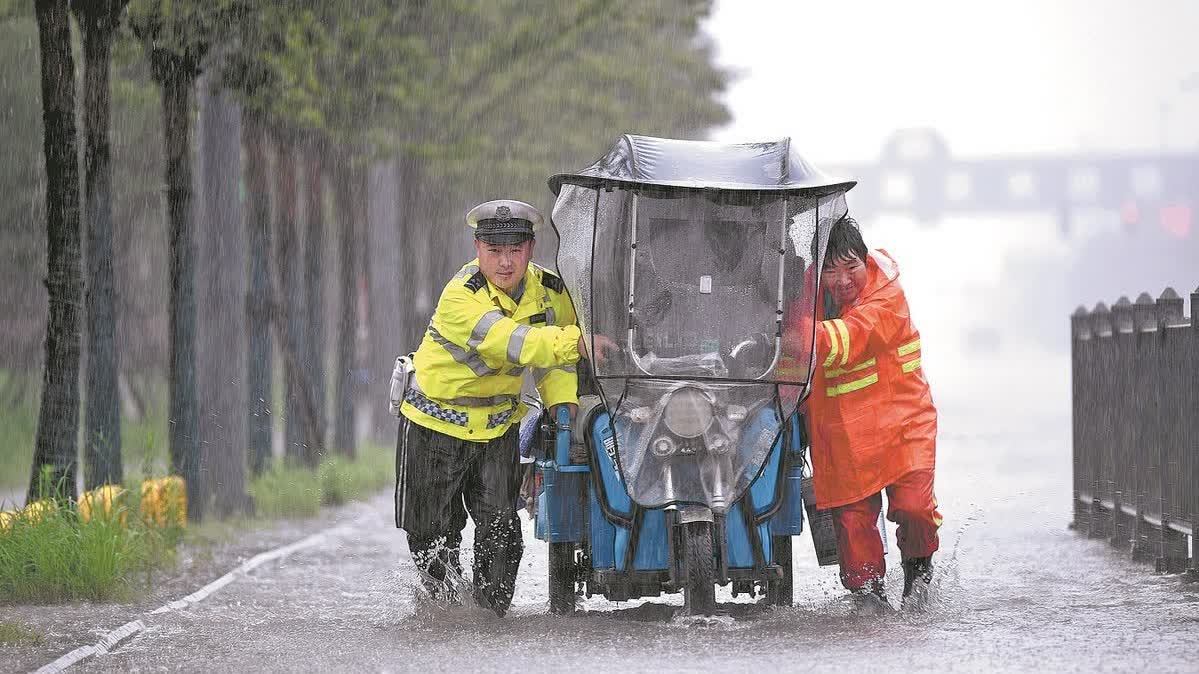 Typhoon weakens, but flood risk shifts northward