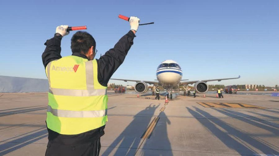 C919 prepares for 1st regular intl flight