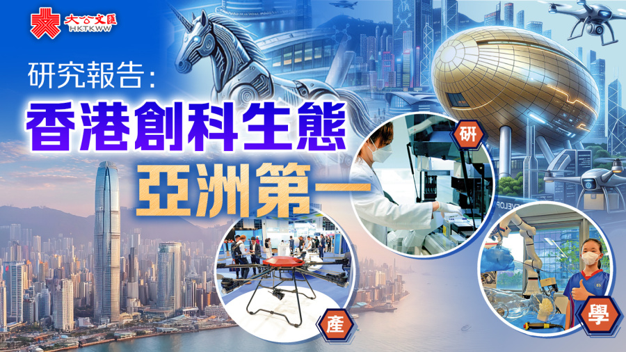研究報告：香港創科生態　亞洲第一