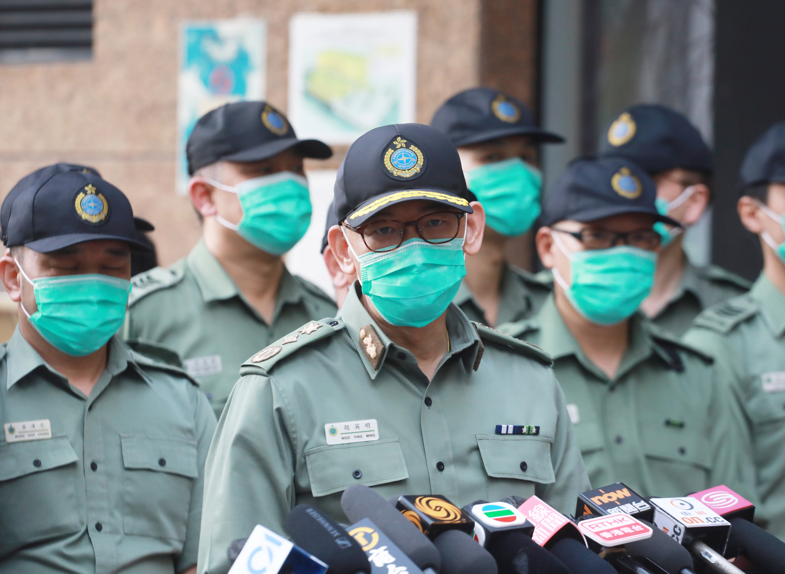 圖爲懲教署署長胡英明。（大公文匯全媒體記者攝）