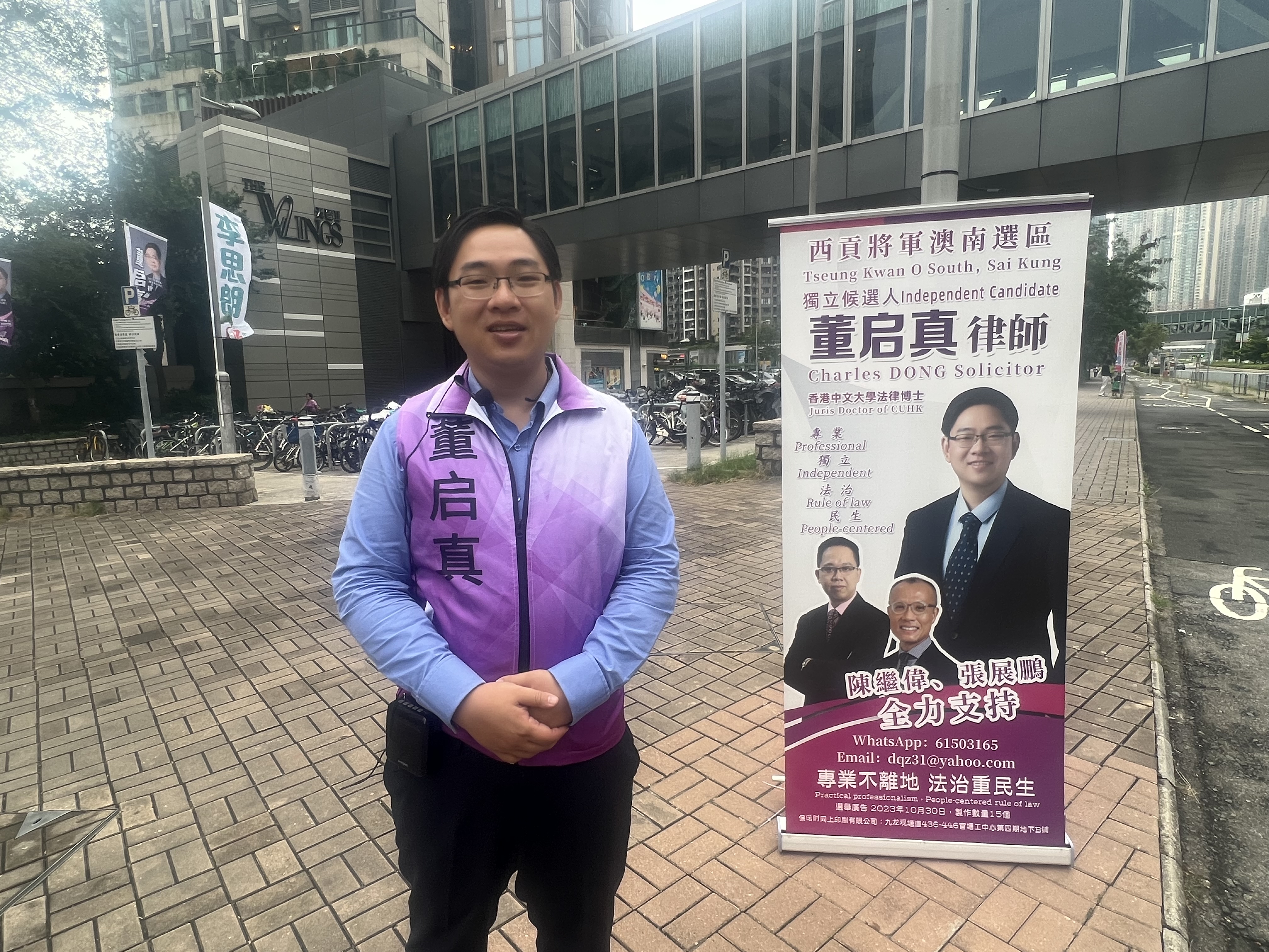 區議會選舉｜將軍澳南居民駐足了解政綱候選人：「拚願景好過喊口號」 - 區議會選舉- 大公文匯網