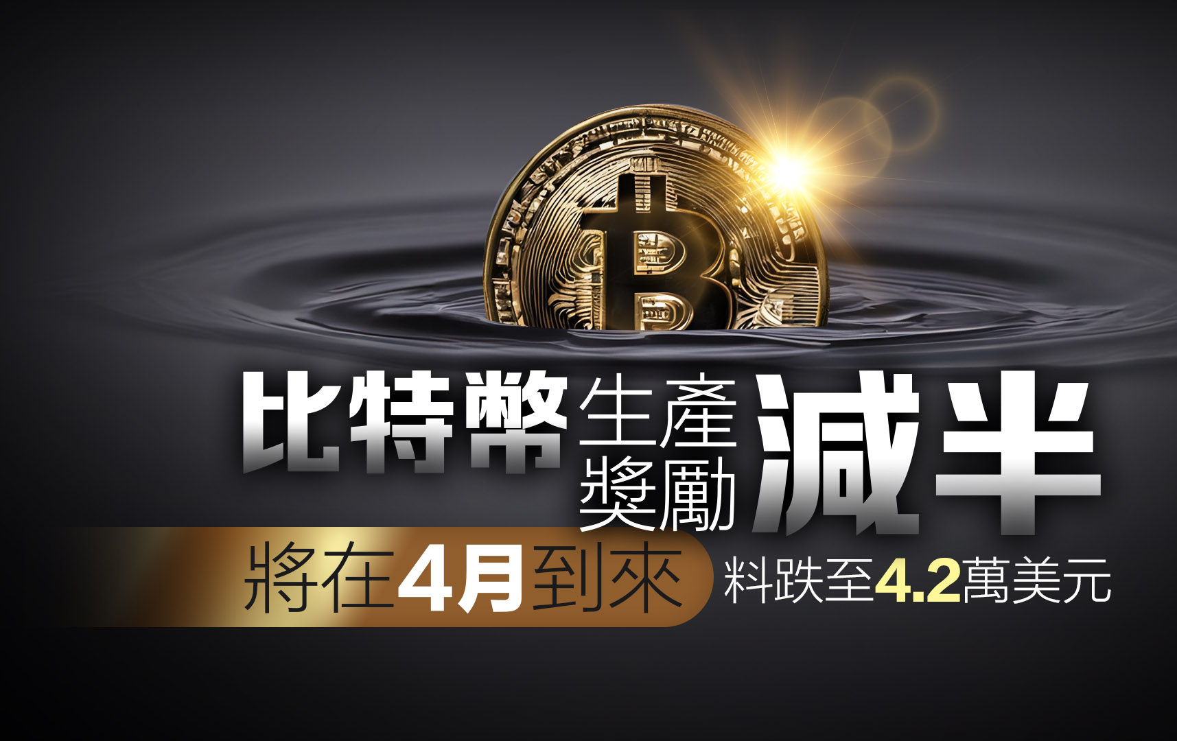 比特幣減半將在4月到來料跌至4.2萬美元- 財經- 大公文匯網