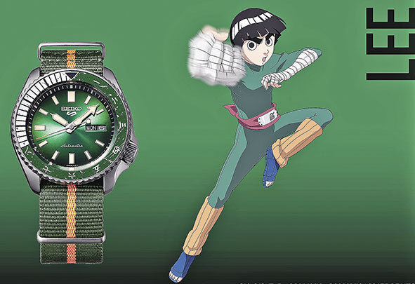 ■李洛克錶款低調。