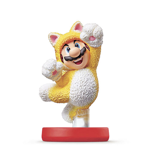 ■玩家使用貓咪amiibo可變身無敵白貓。