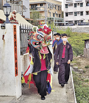 ■參與「舞麒麟」的都是年輕人，他們希望可以代代相傳。
