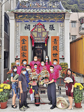 ■「舞麒麟」表演隊員「全家福」。 