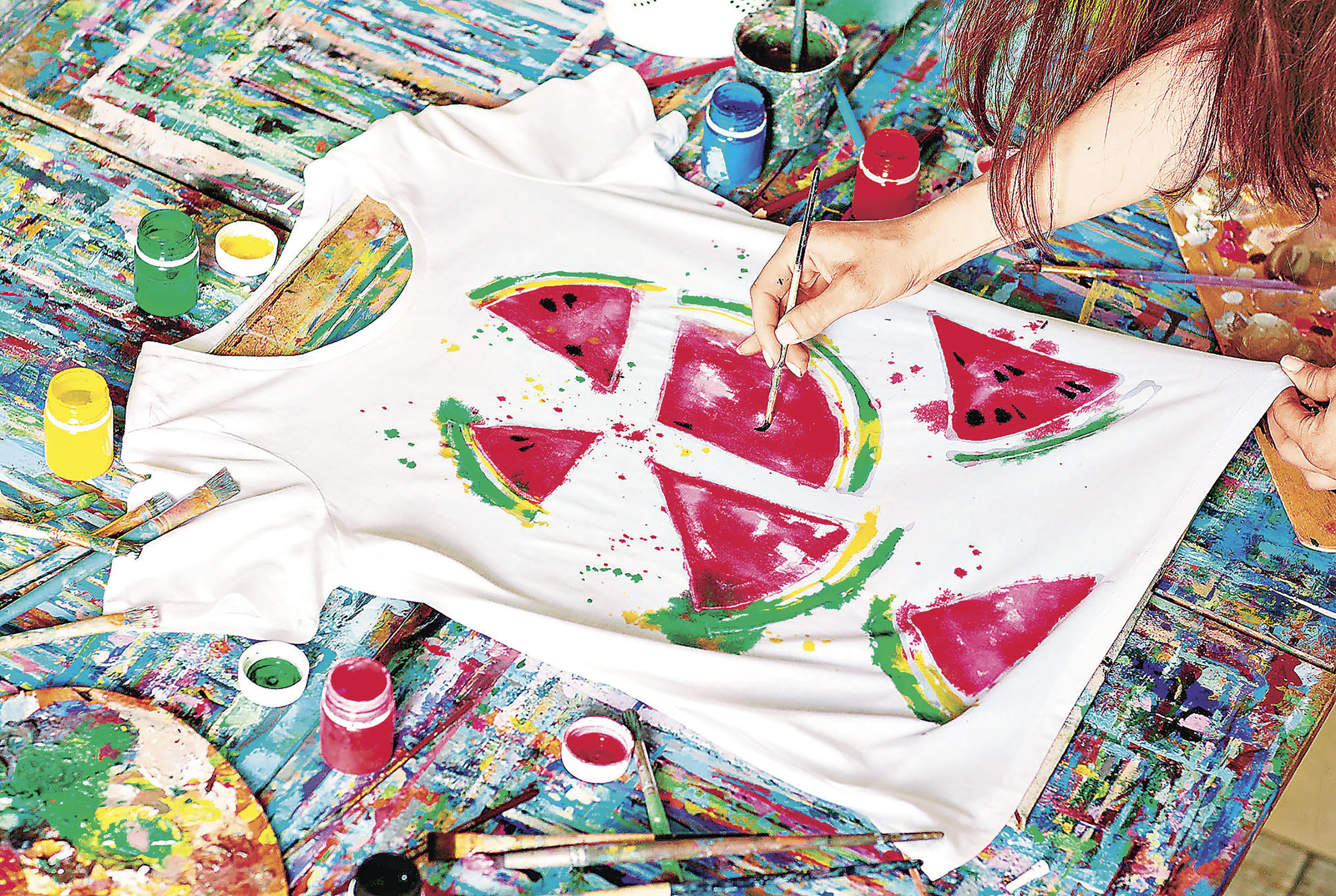 ■環保T恤由竹纖維製作而成。