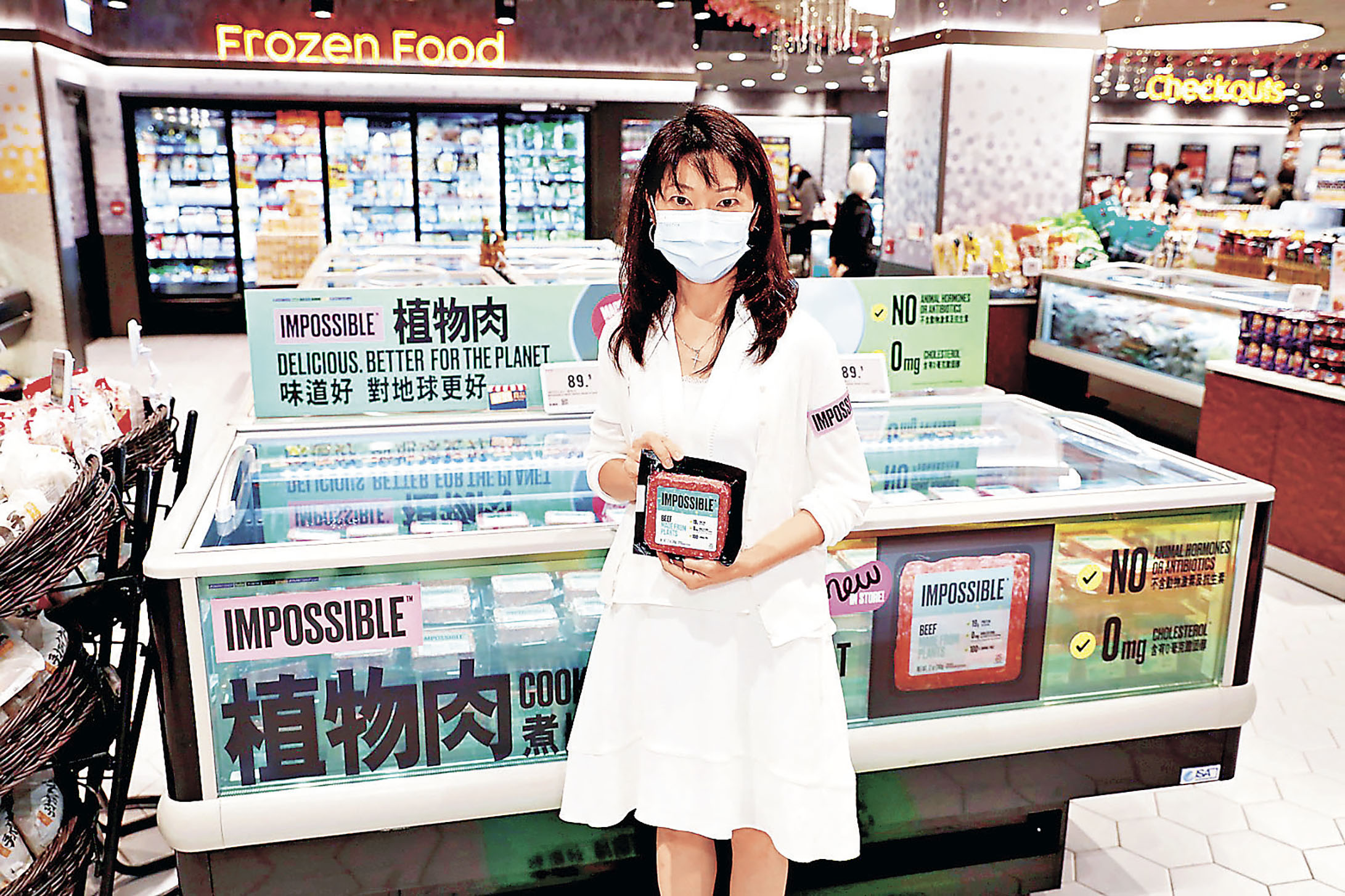 ■Impossible Foods香港總經理藍凱慧非常看好本港植物肉零售市場。
