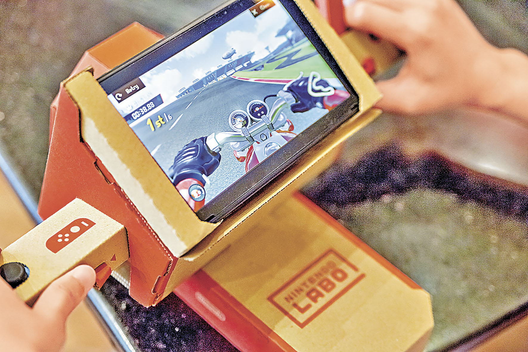 ■Switch搭配Labo套件有多種玩法。