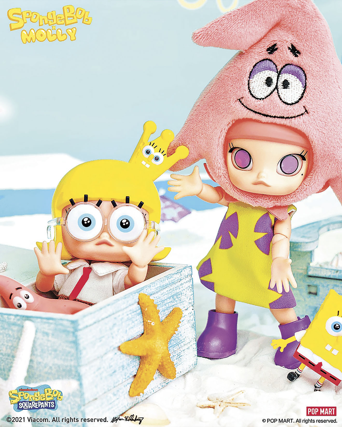 ■MOLLY 海綿寶寶及派大星BJD
