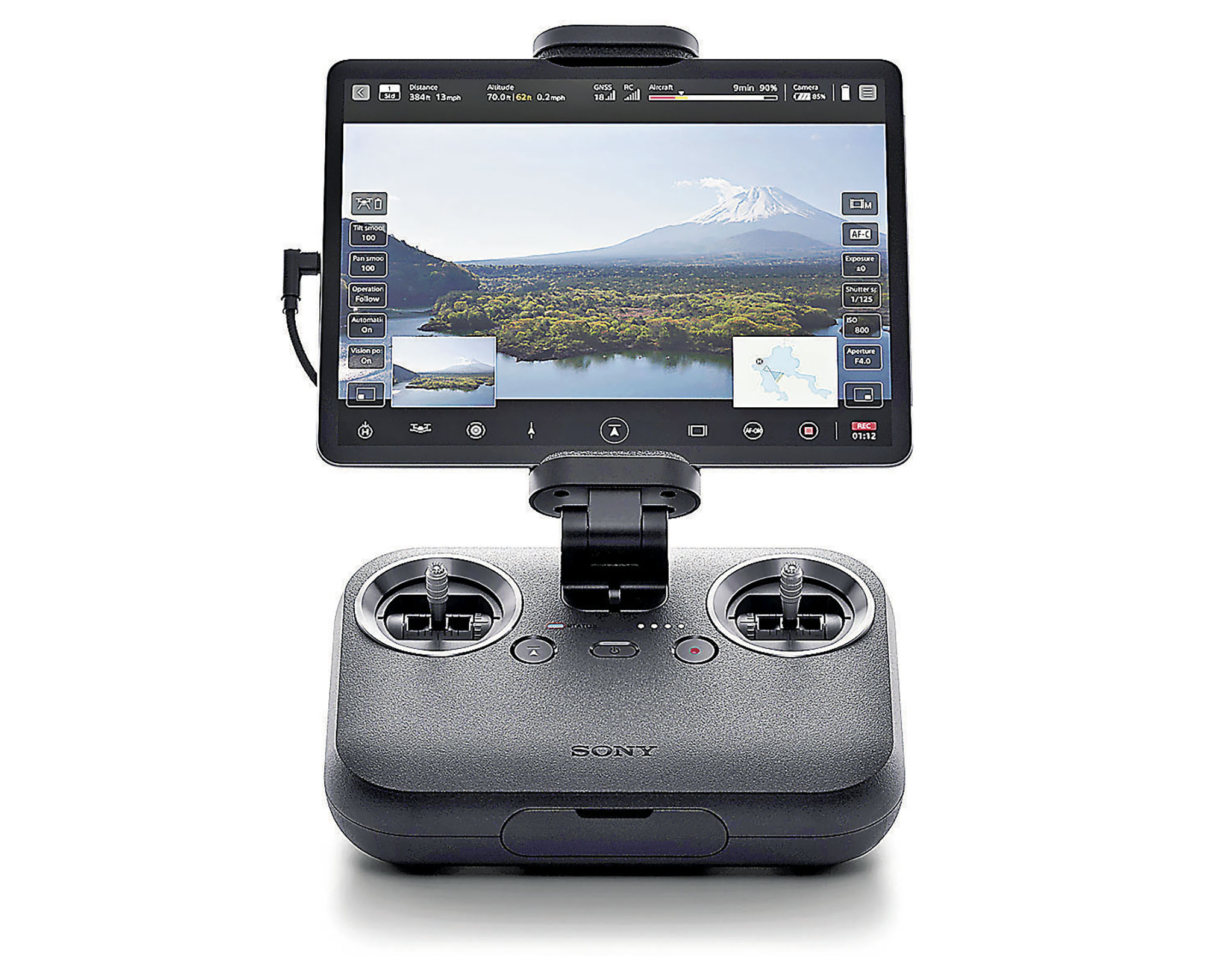 ■遙控器配合手機或平板使用。