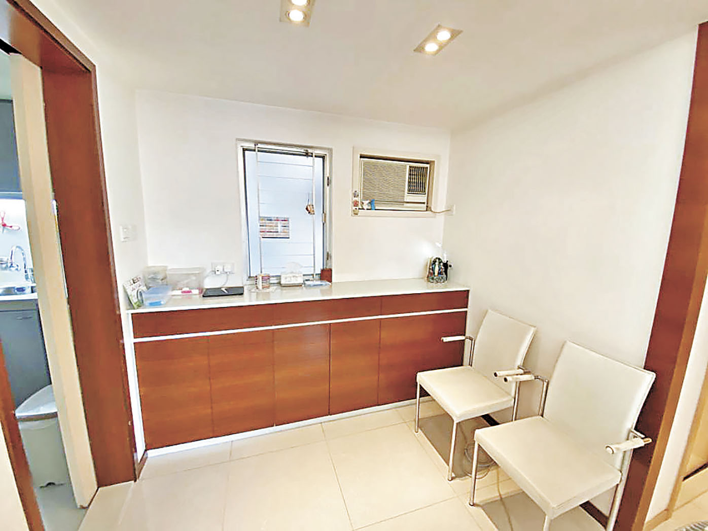 ■鄰近廚房一角，闢作休憩空間。