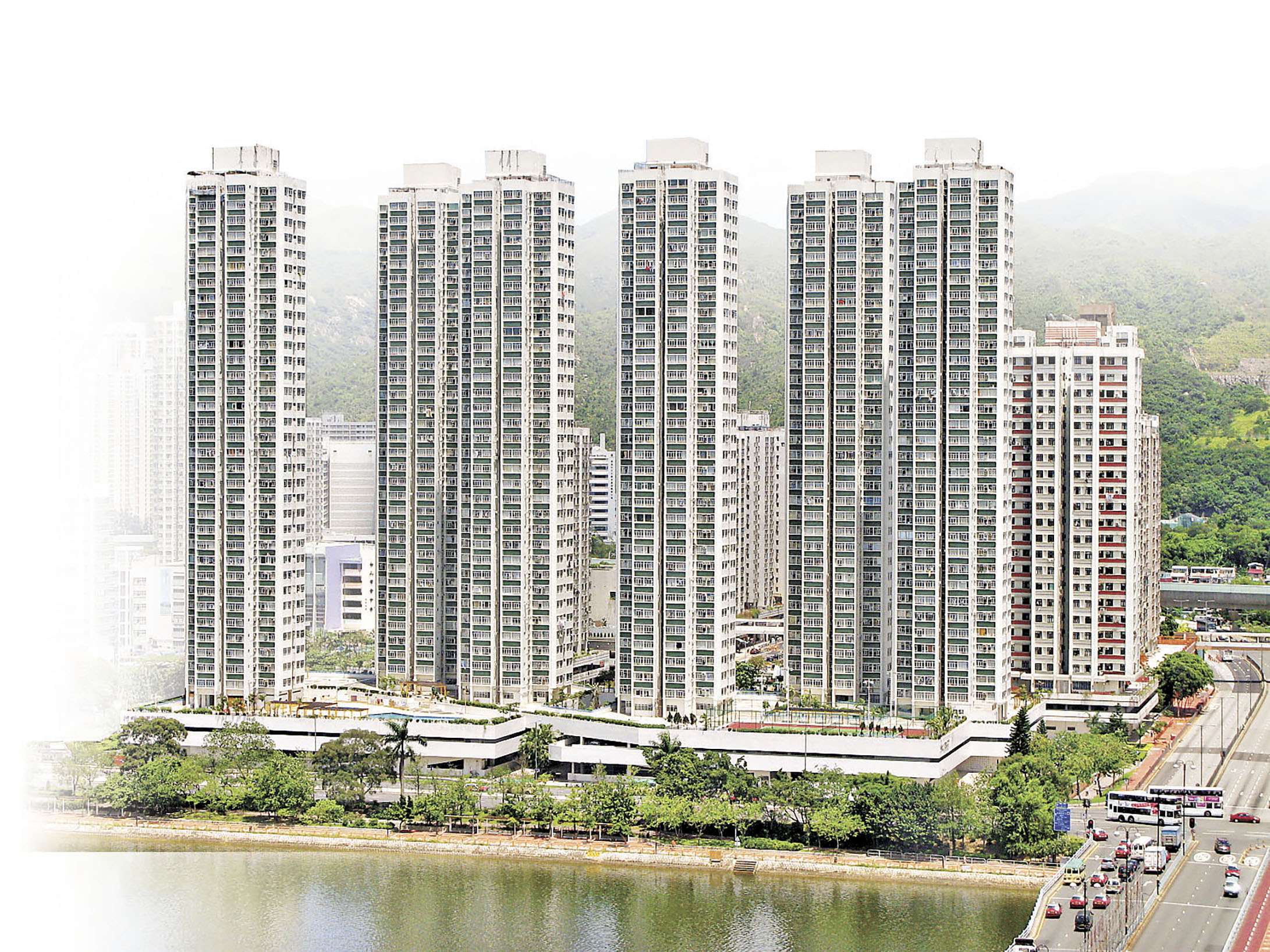 ■河畔花園俯瞰沙田城門河景觀