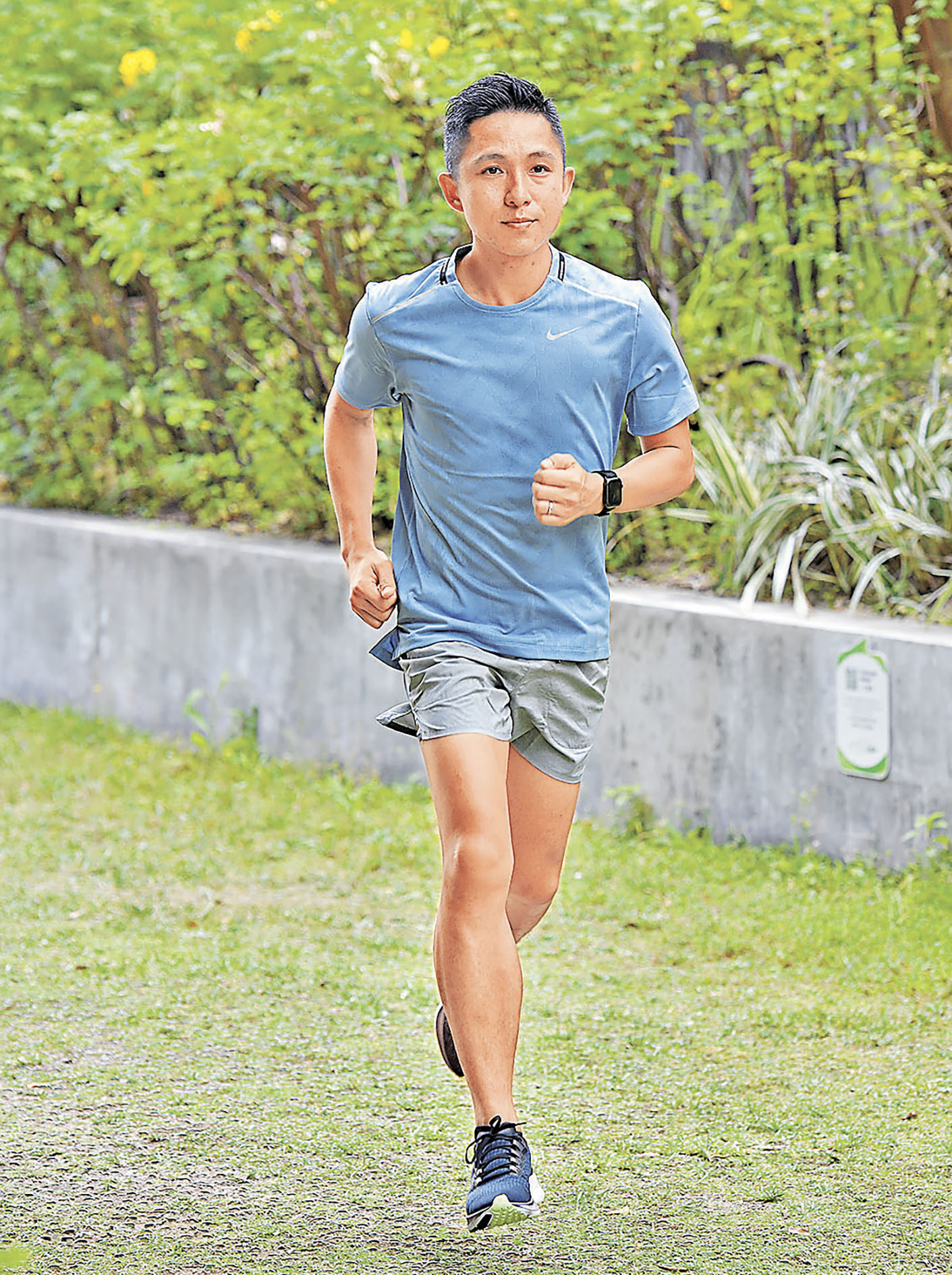 ■長跑教練蘇凱男提醒跑手要量力而為。