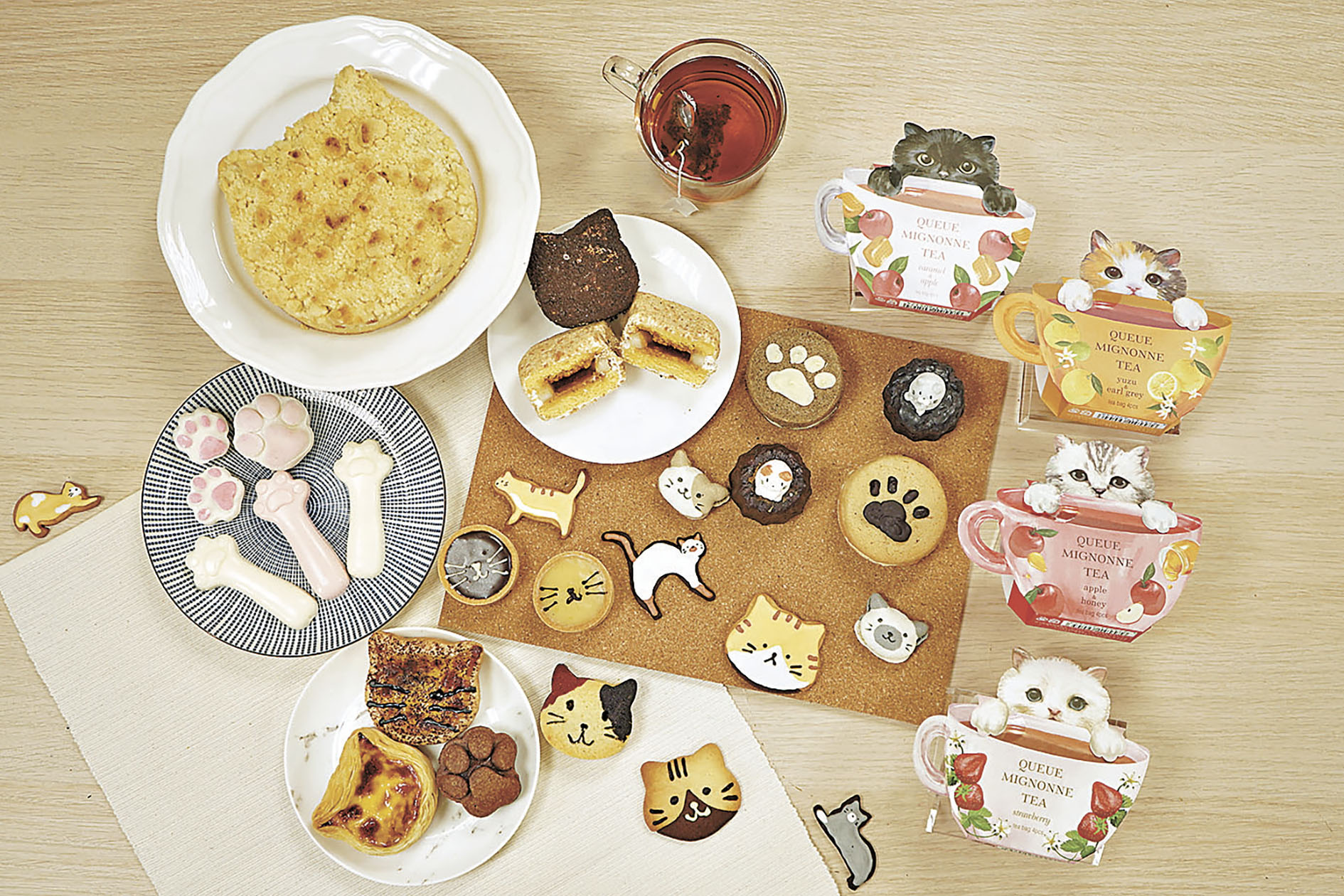■多款貓貓主題食品十分可愛。