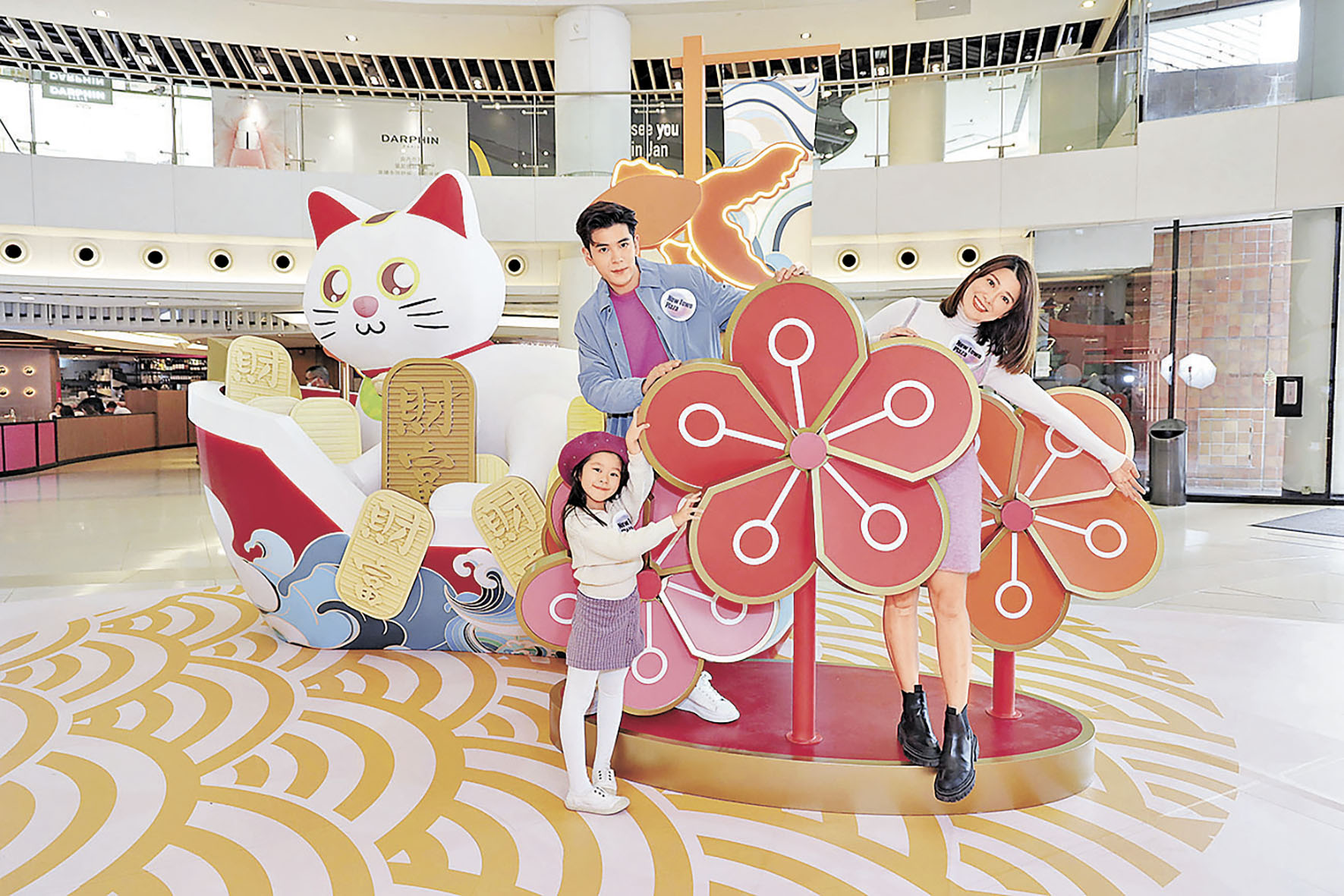 ■招福貓打卡位為你帶來好運。