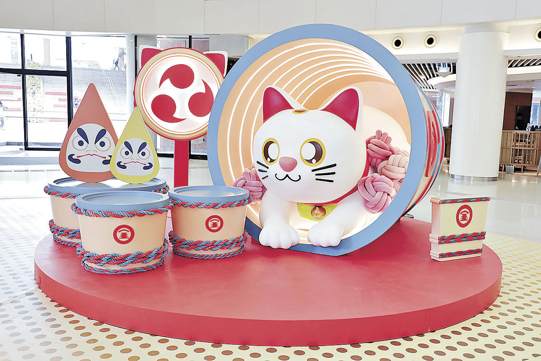 ■打卡位「大鳴迎春小花園」。