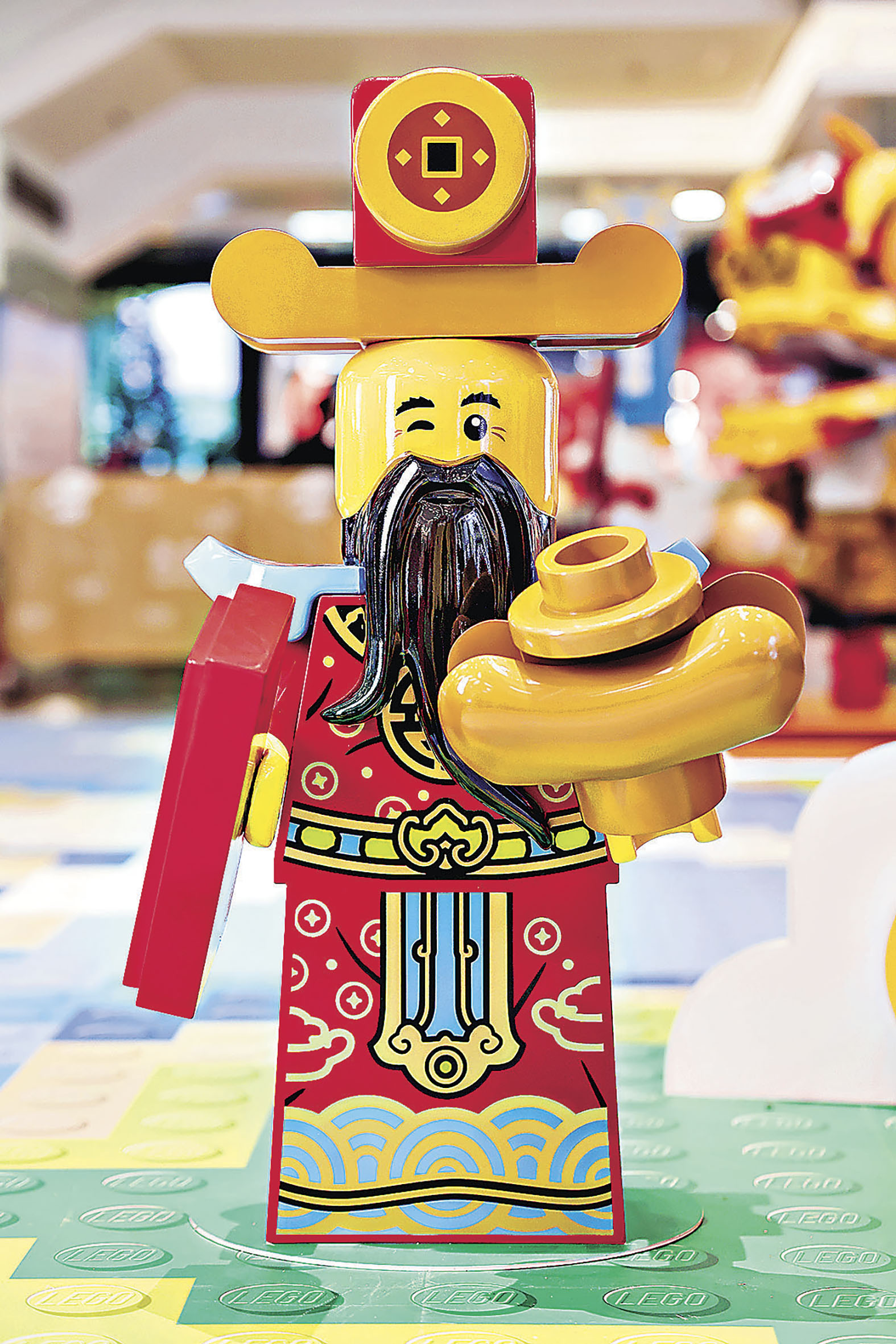■財神造型樂高人仔。