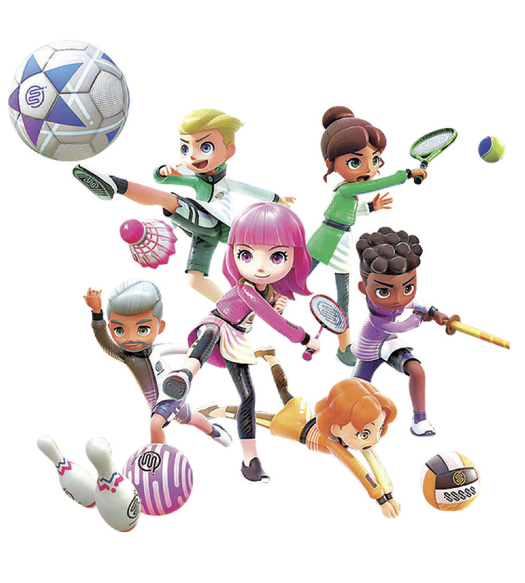 ■上月推出的Nintendo Switch Sports能讓玩家在家體驗多種運動。