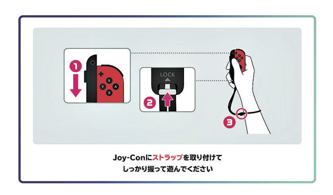 ■任天堂特別提醒玩家要鎖定腕帶。