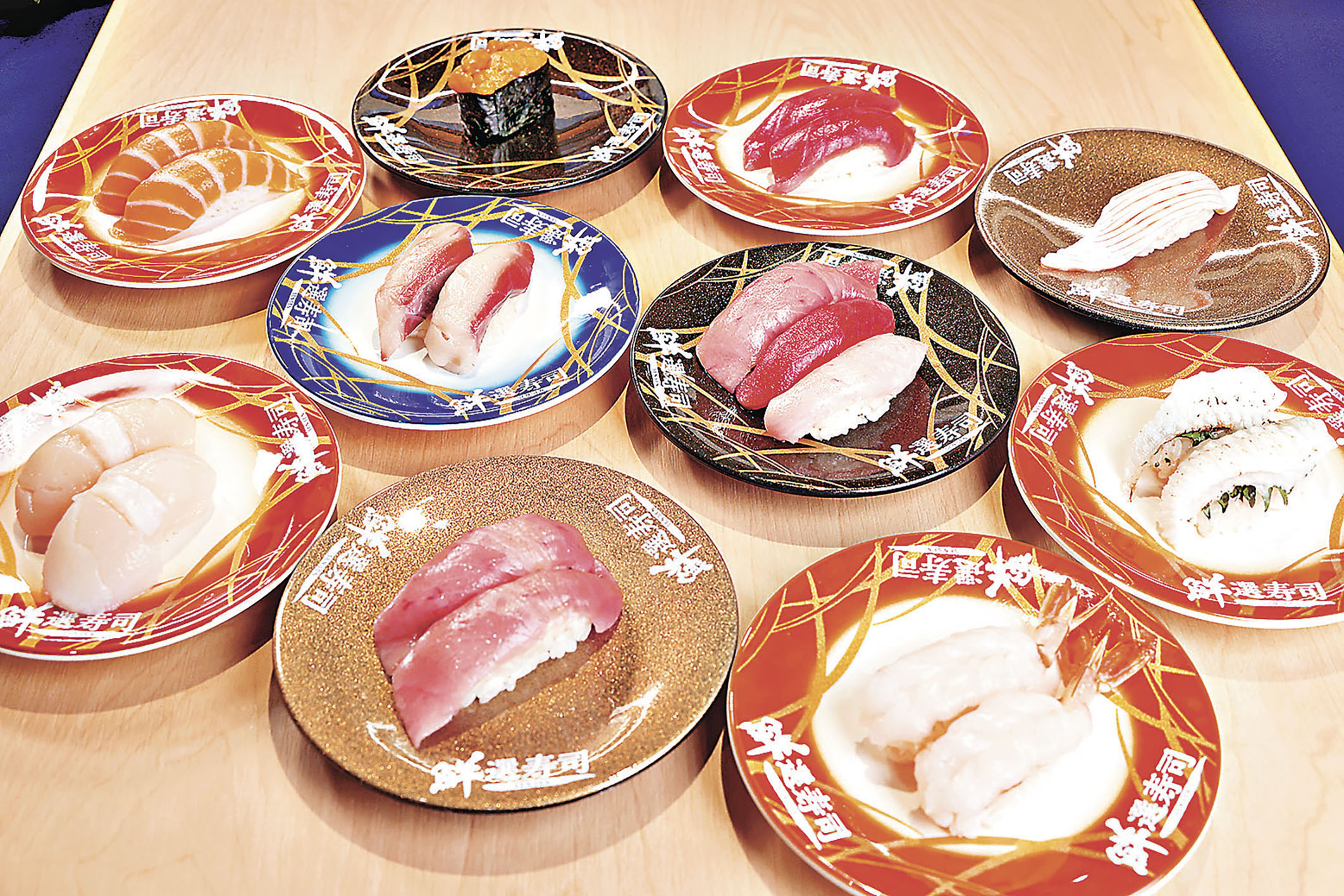 ■壽司以 「鮮度特急壽司」為主題。