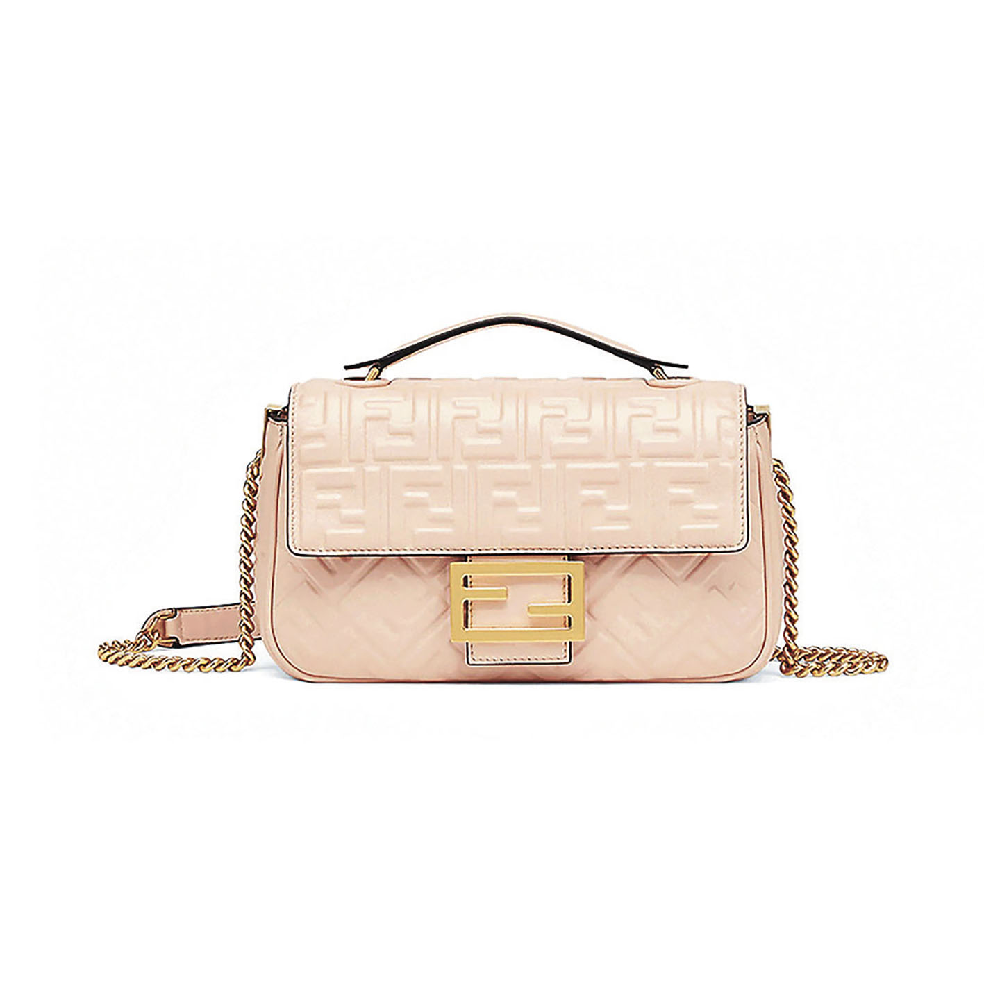 ■實用性的Baguette Chain鏈帶包。 FENDI官網
