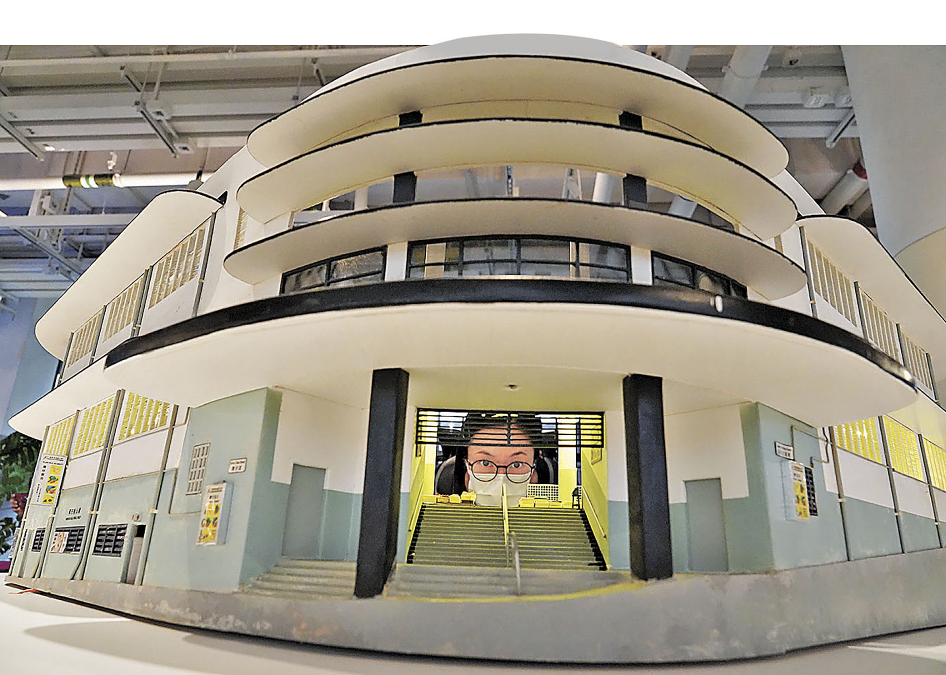 ■舊灣仔街市的細節巨細無遺地還原。