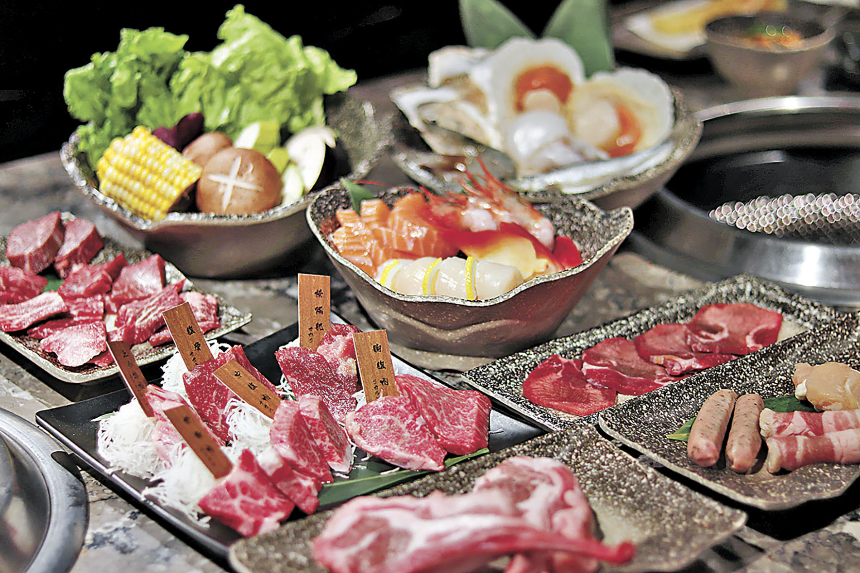 ■晚市燒肉放題。