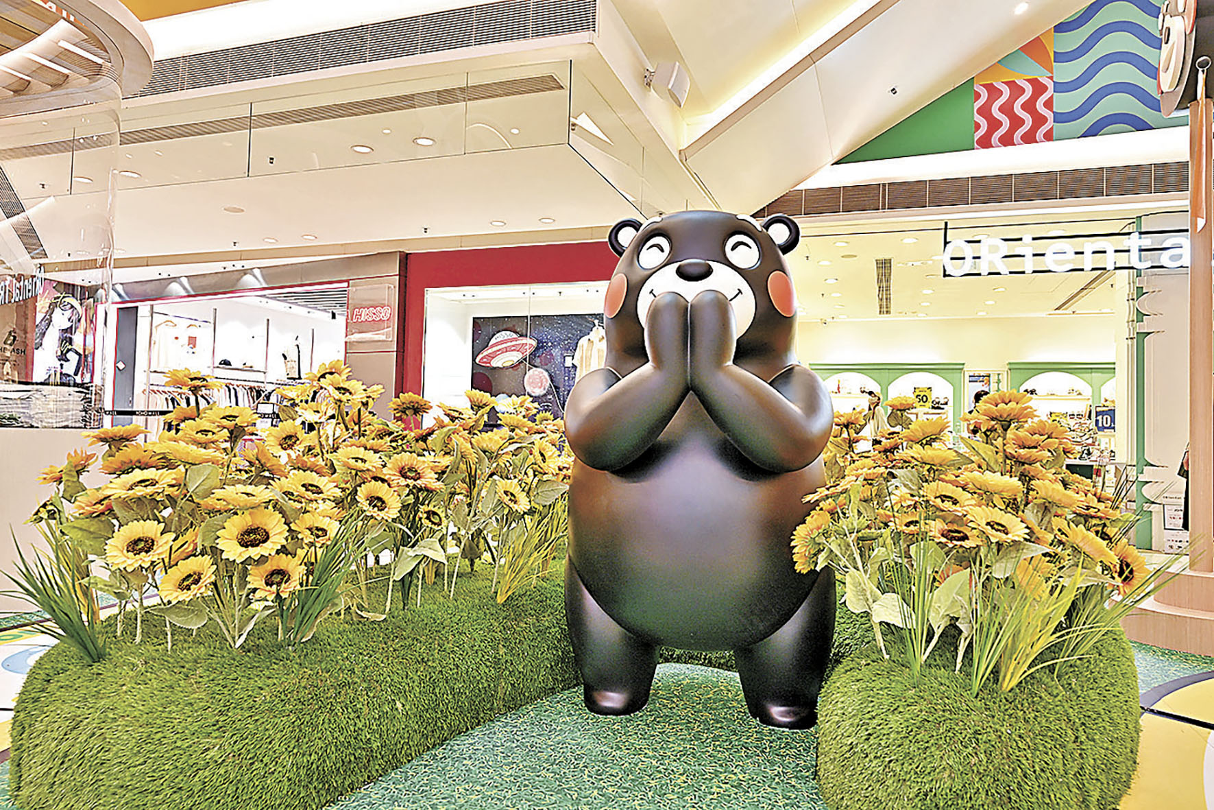 ■朵朵向日葵伴着花海種植者KUMAMON，拍出盛夏至Hot萌照！