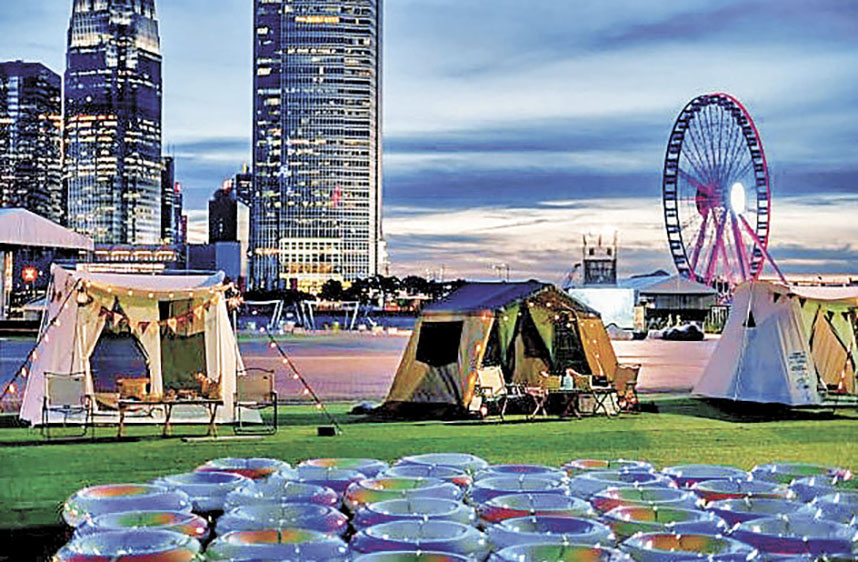 ■中環海濱賞月一流。