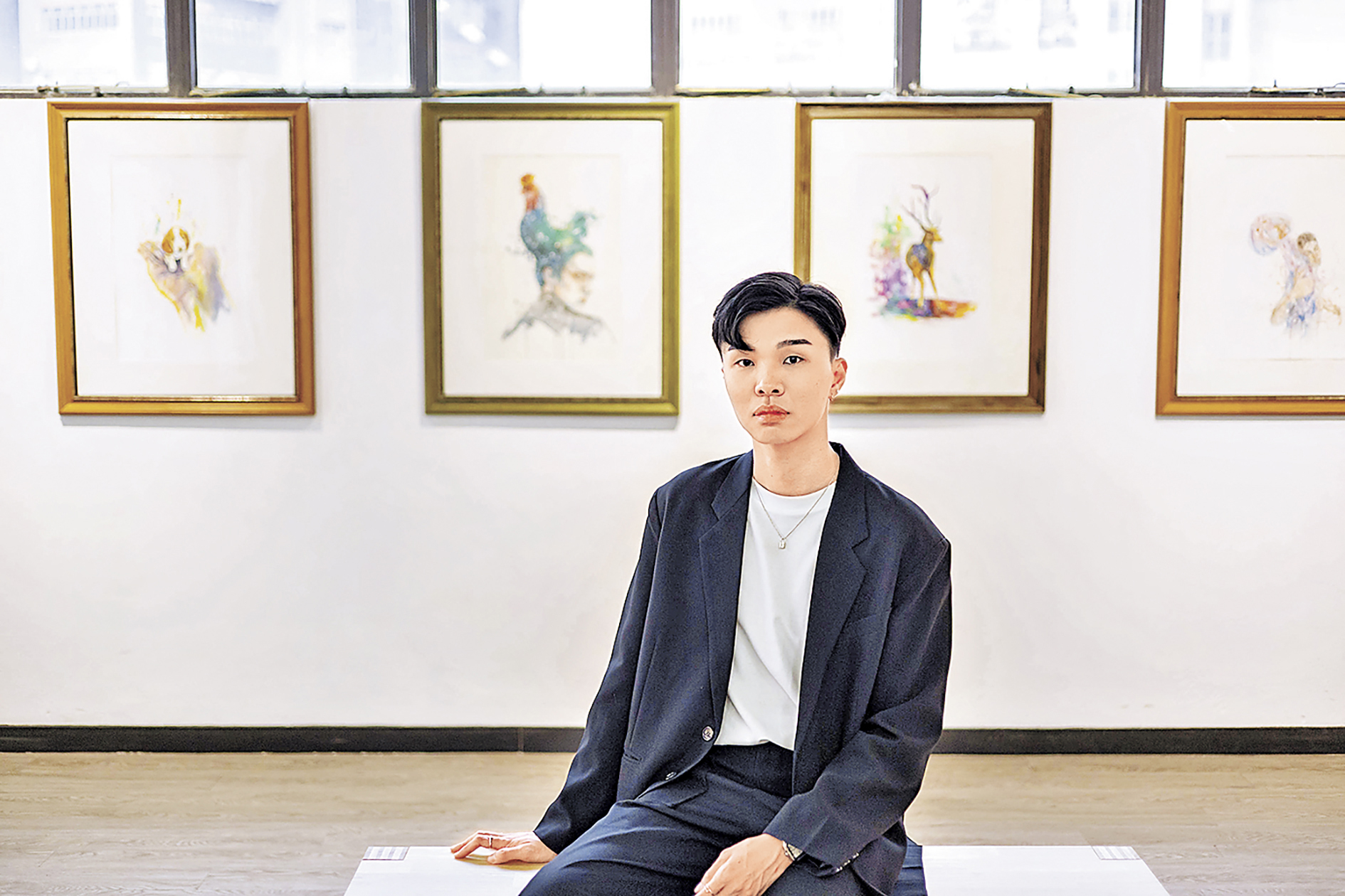 插畫藝術家皮忠。