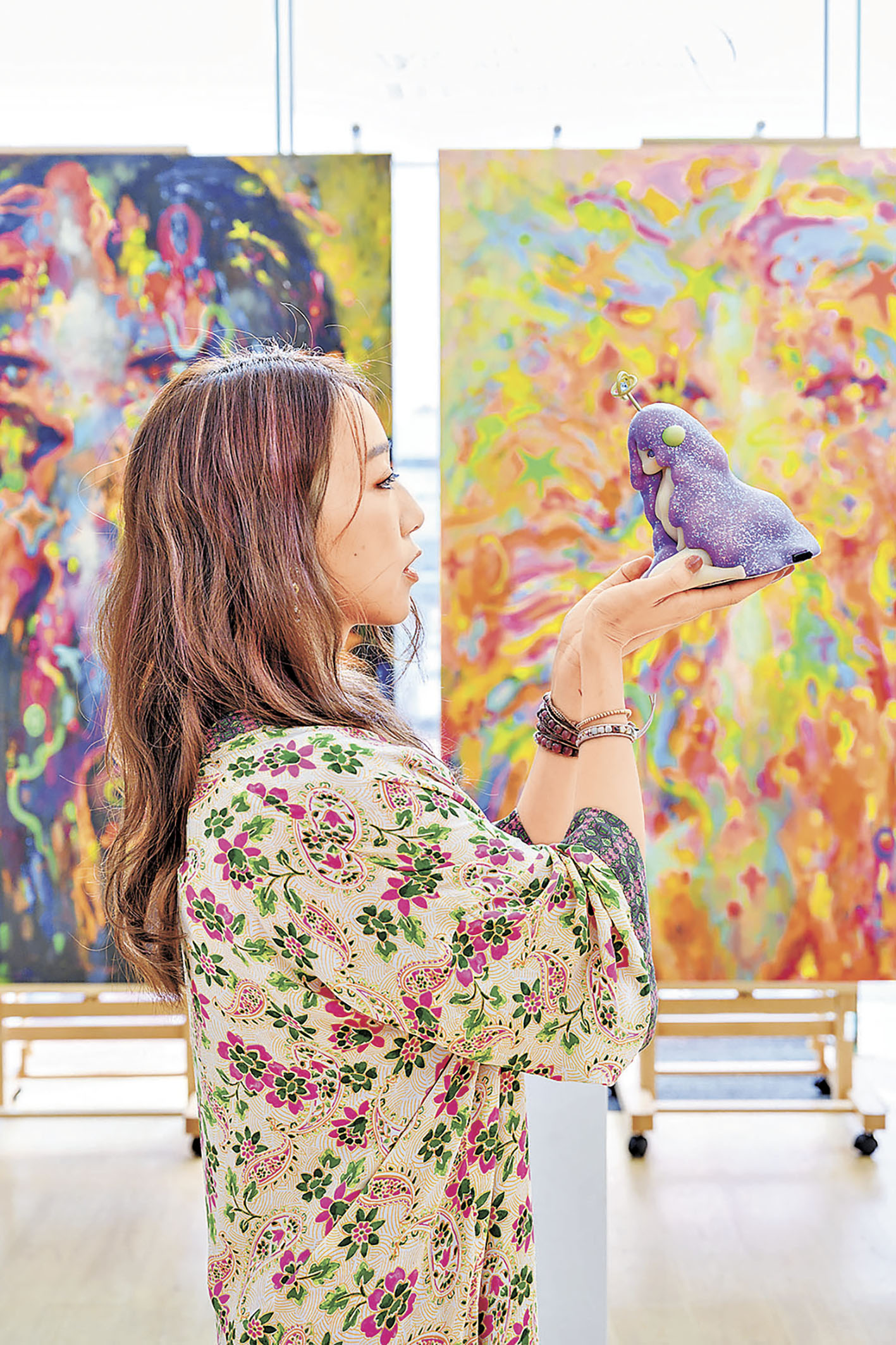 ■天馬行空的藝術家Pucky（畢奇）。