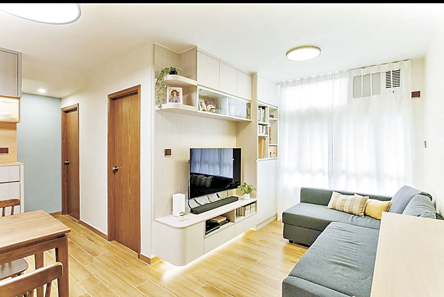 ■整間屋經翻新後，感覺煥然一新。