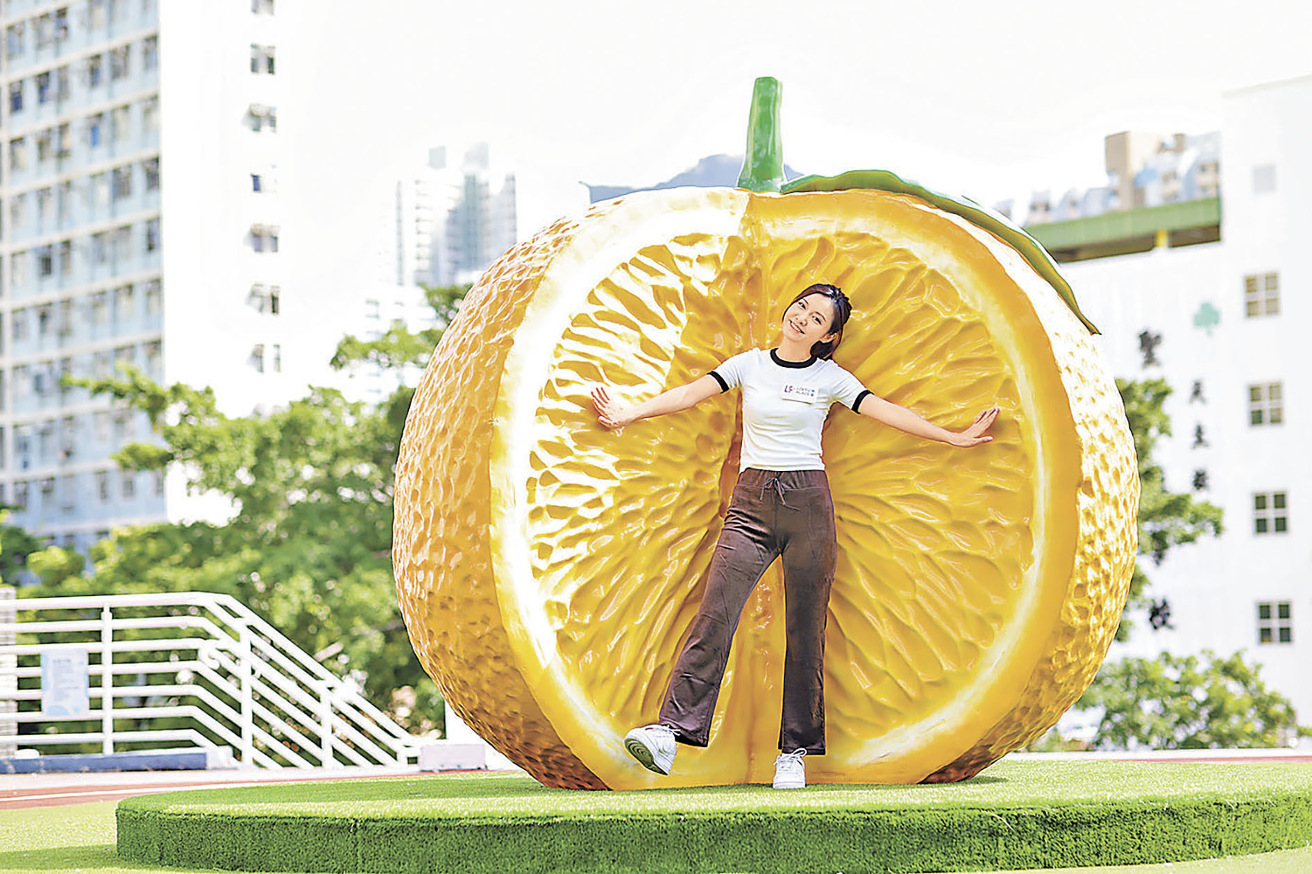 ■兩米高的巨型打卡位。