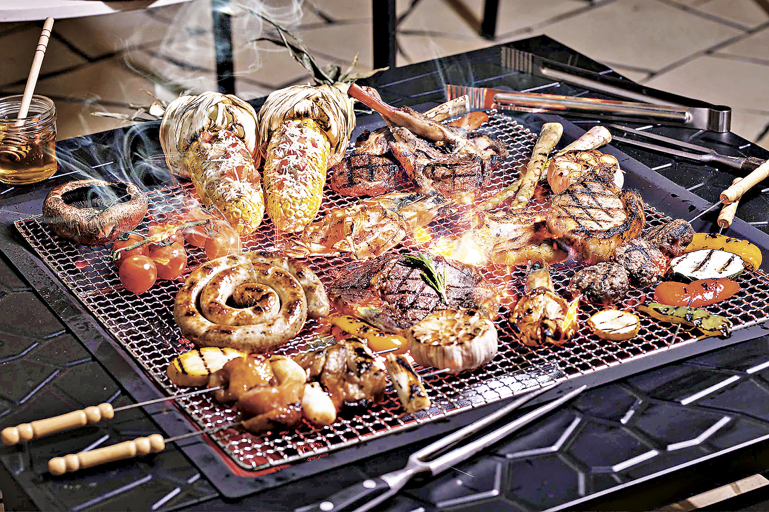 ■滋味燒烤食材上乘。