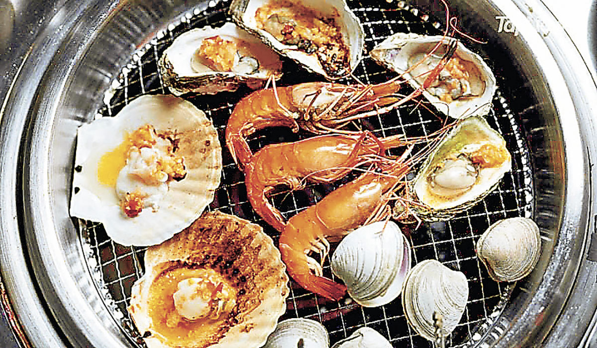 ■多款燒海鮮。