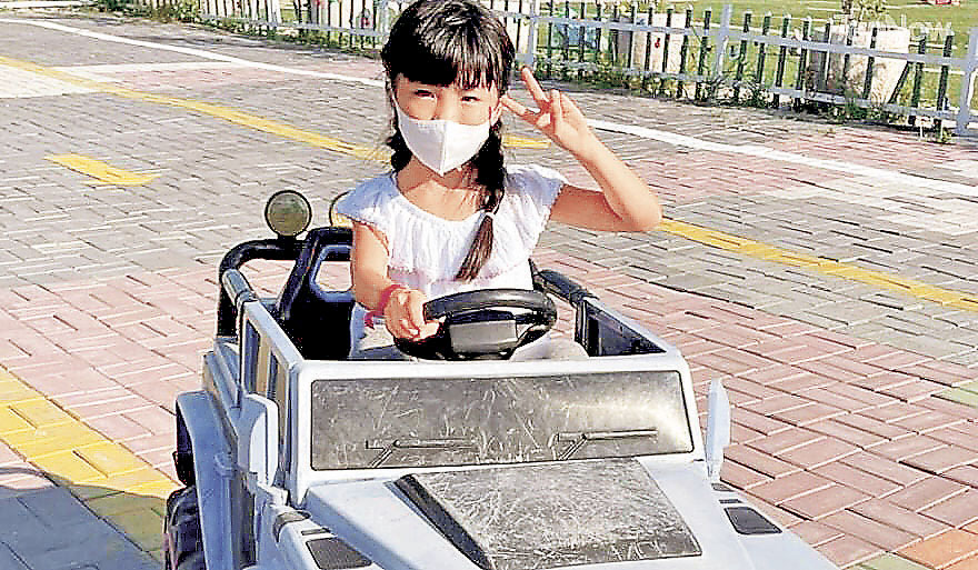 ■富來休閒農莊可自費玩電動車。