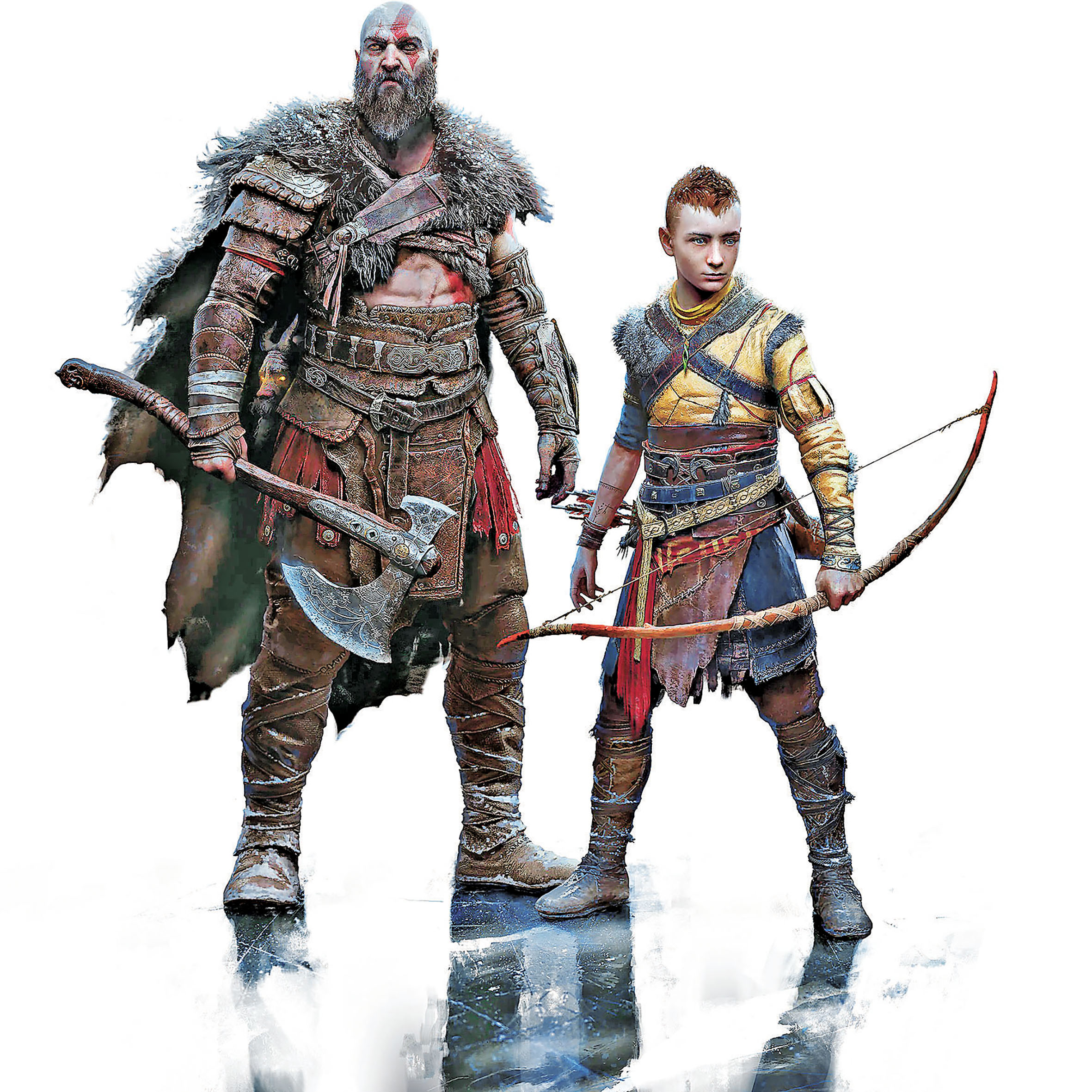 ■戰神克雷多斯和兒子阿特柔斯踏上尋找命運真相之旅。