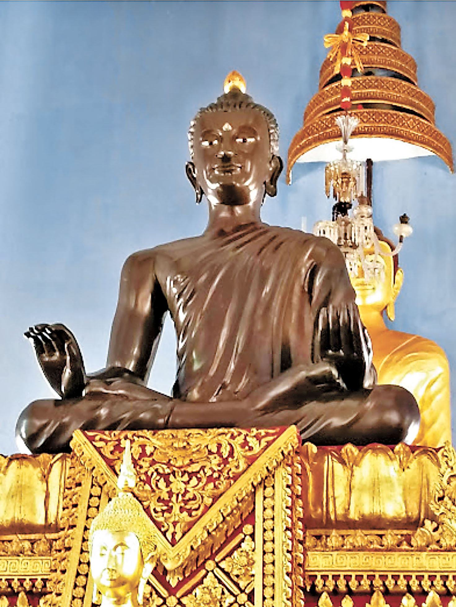 ■Kaeo Phichit寺內的釋迦牟尼佛像。