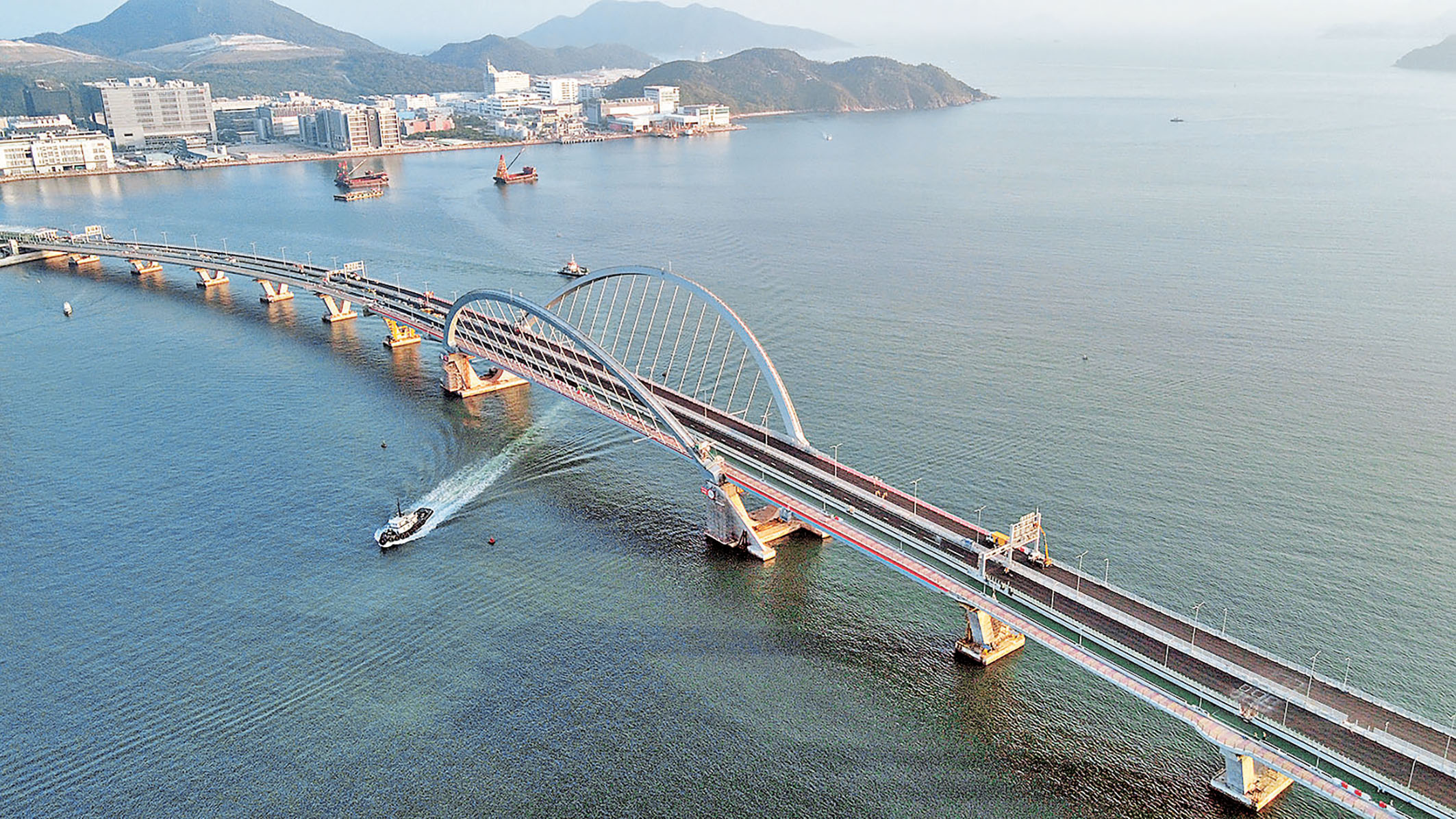 ■將軍澳跨灣大橋景色宜人。 資料圖片
