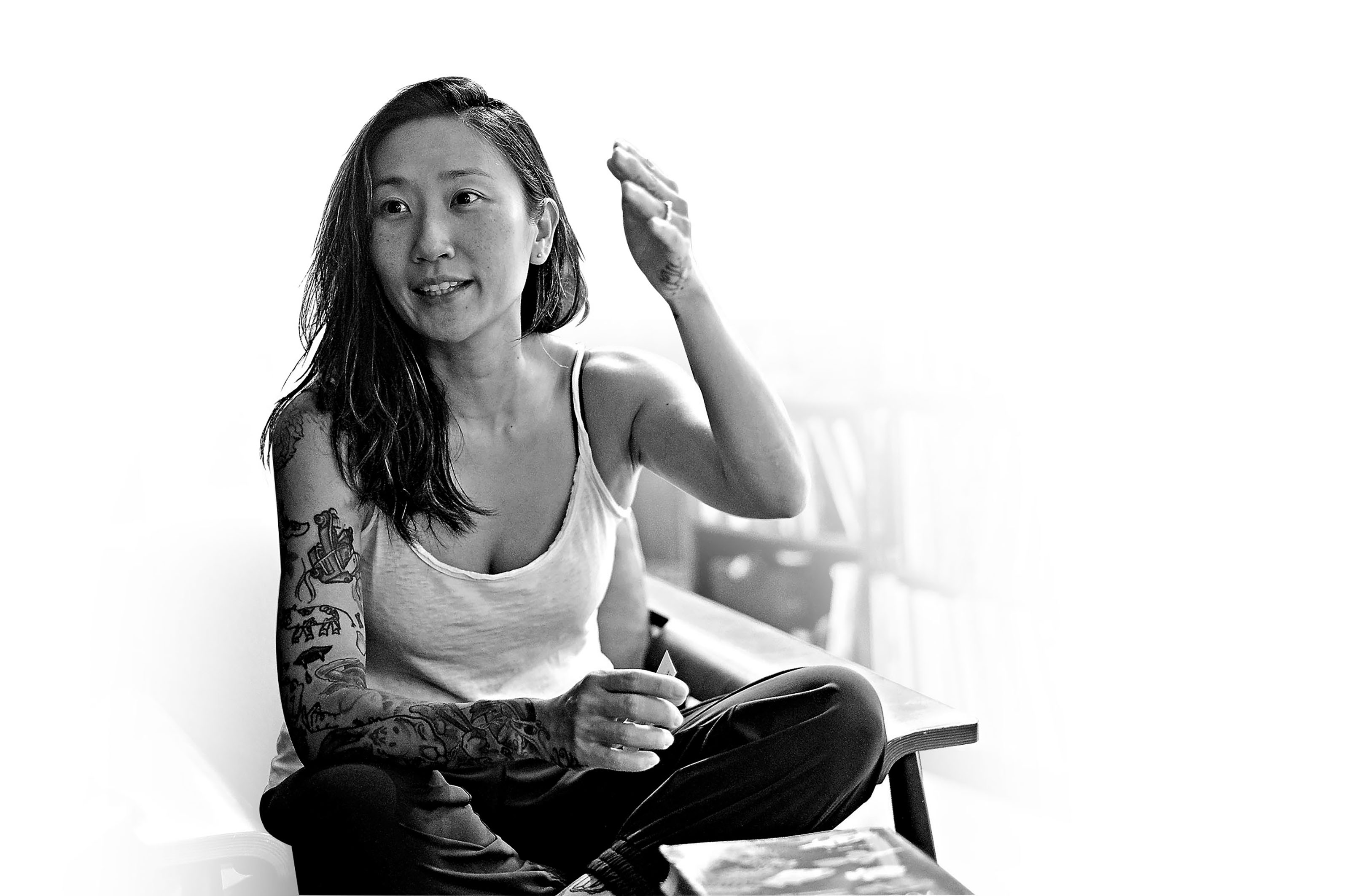 ■高子媚稱她與父親相互鼓勵、共同追夢。 