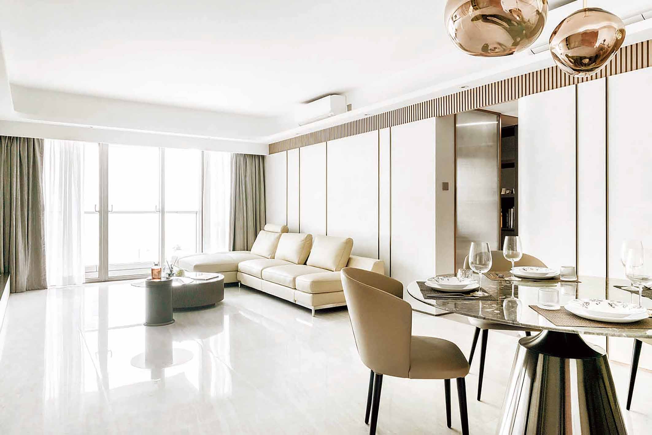 ■客飯廳裝修要求輕奢華感覺。