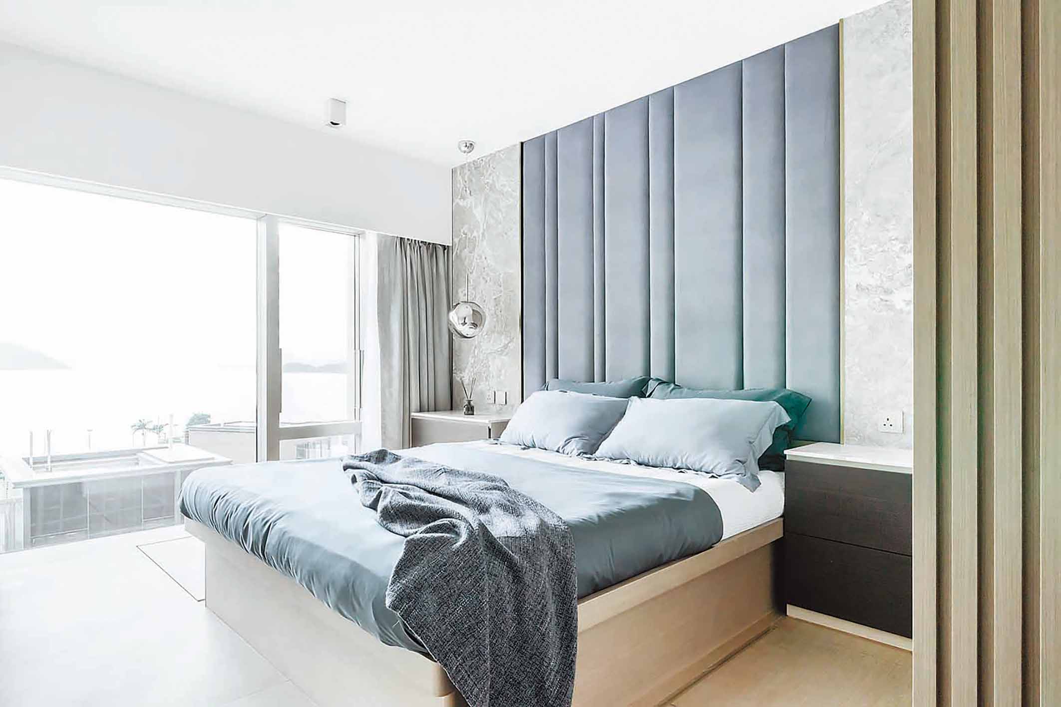 ■主人房設計簡約風，可觀賞無敵海景。