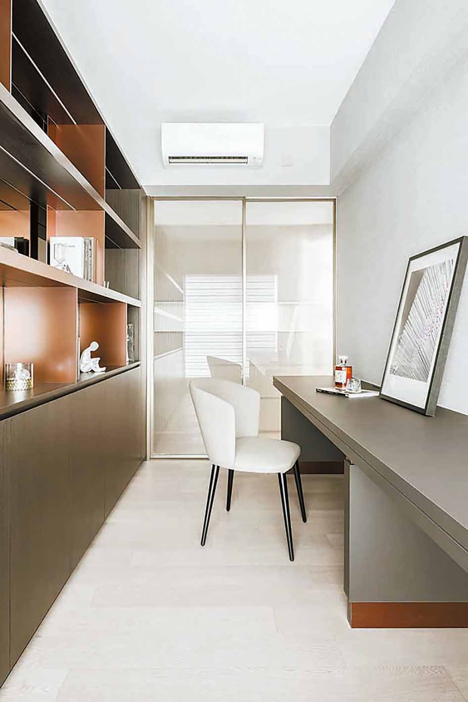 ■書房空間雖然縮窄，但完全沒有侷促感覺。