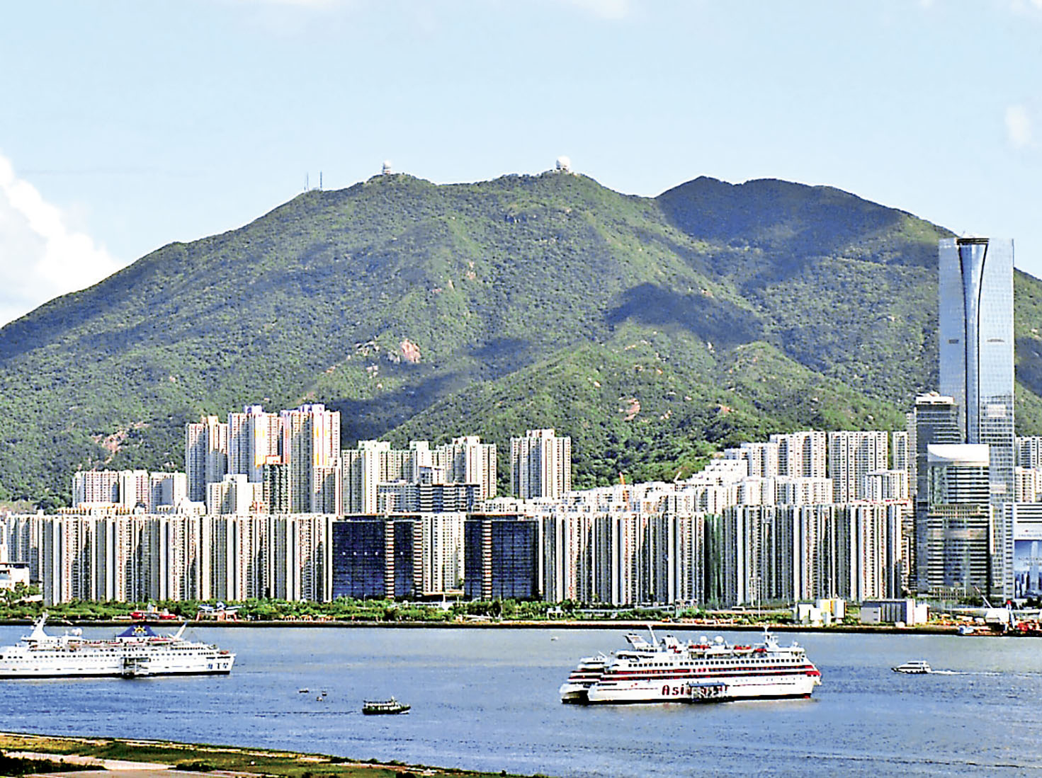 ■雅蓮閣單位觀望對面的啟德郵輪碼頭海景。