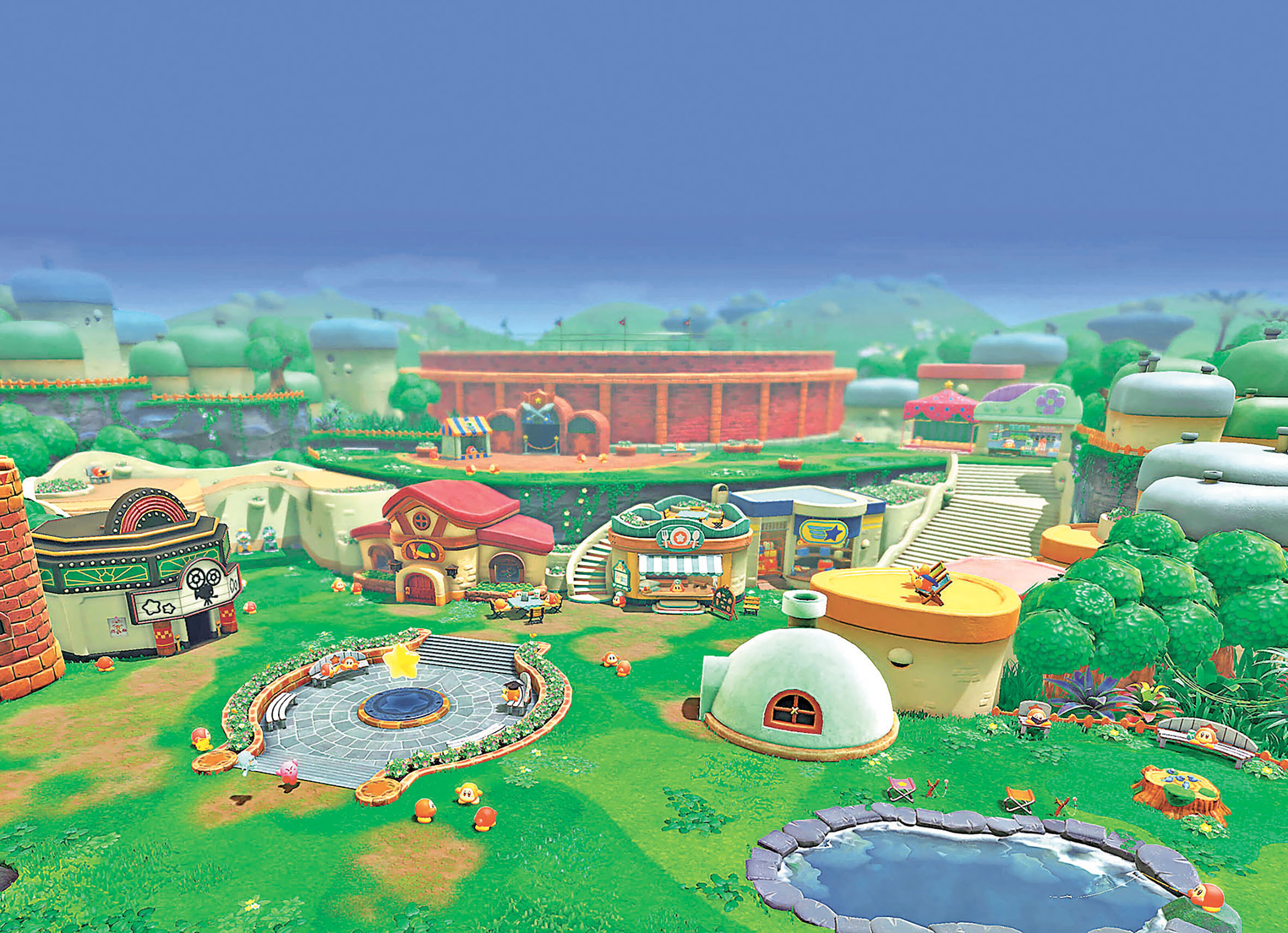 ■《星之卡比》的畫風十分治癒。