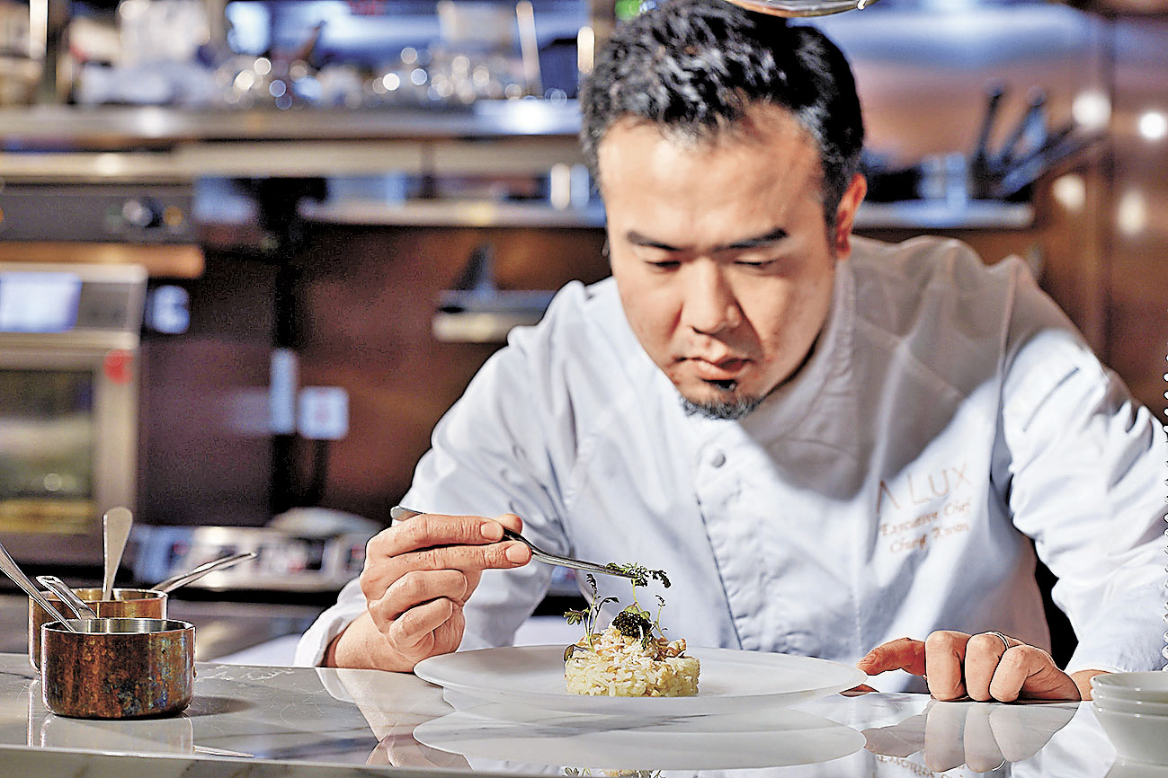 ■餐廳大廚用心製作。