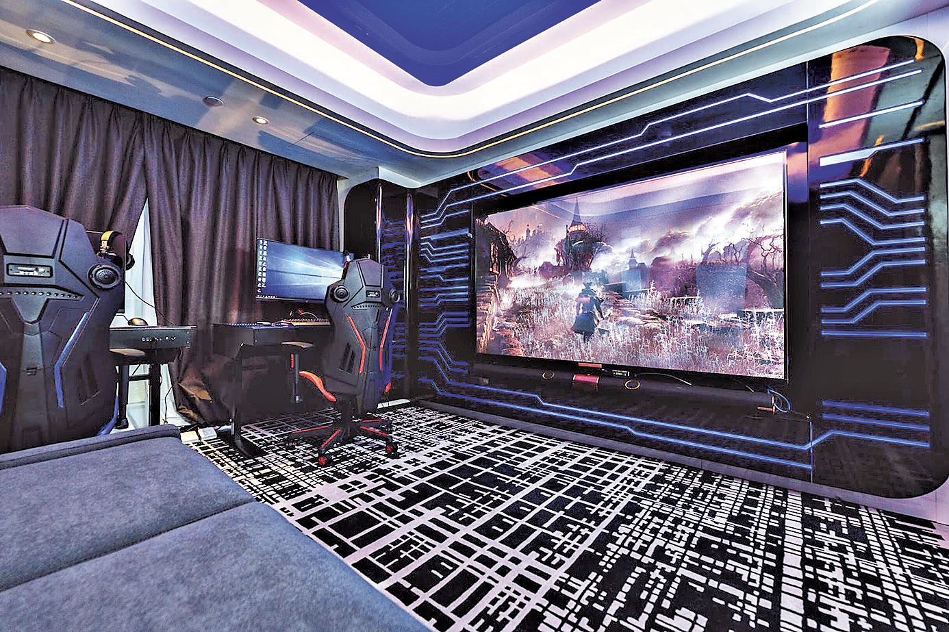 ■香港粵海酒店電競房